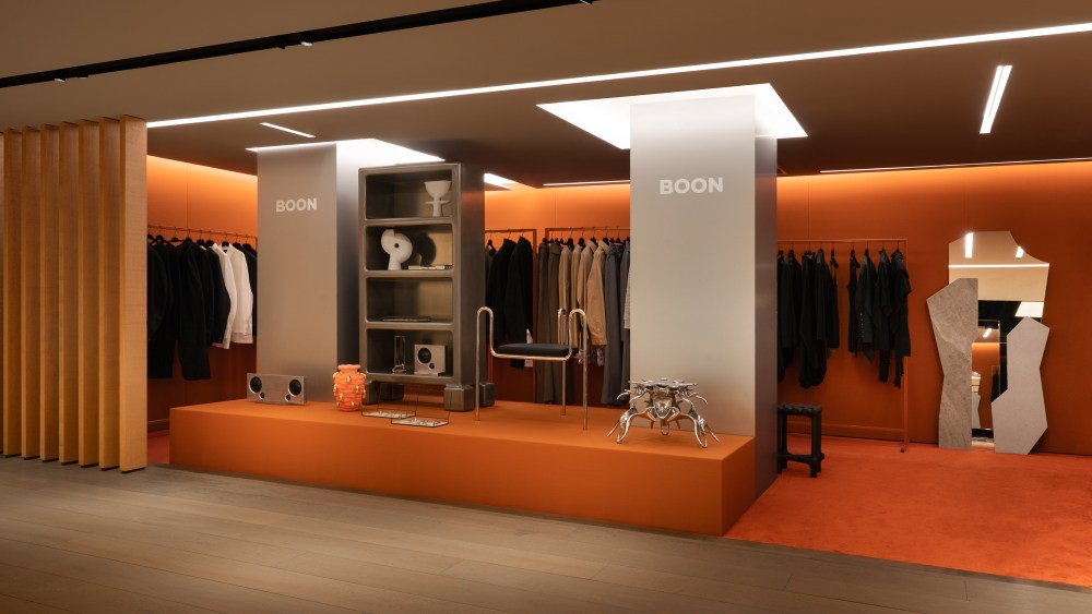 Boon showroom's first retail outpost inside Printemps Haussmann.