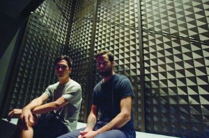 Lazaro Hernandez and Jack McCollough in their new Madison Avenue store, 2012.