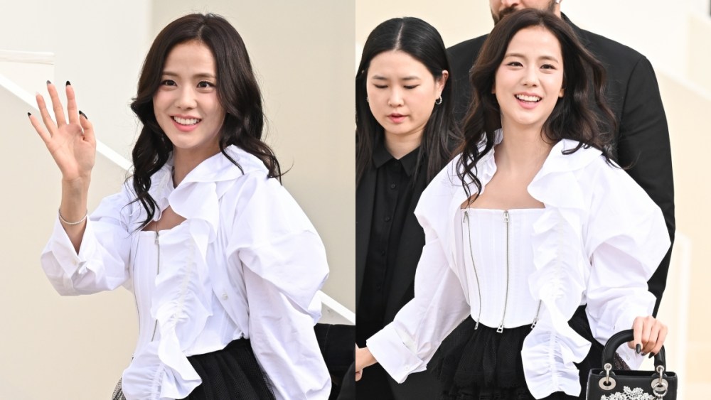 Jisoo attends Dior's fall 2025 show on March 4 in Paris.