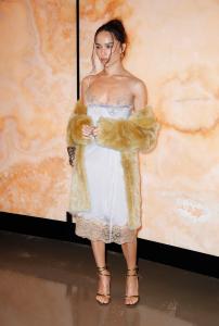Zoe Kravitz at the Saint Laurent Fall RTW 2025 fashion show as part of Paris Fashion Week on March 11, 2025 in Paris, France.