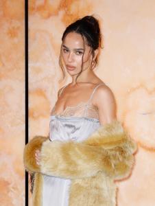 Zoe Kravitz at the Saint Laurent Fall RTW 2025 fashion show as part of Paris Fashion Week on March 11, 2025 in Paris, France.