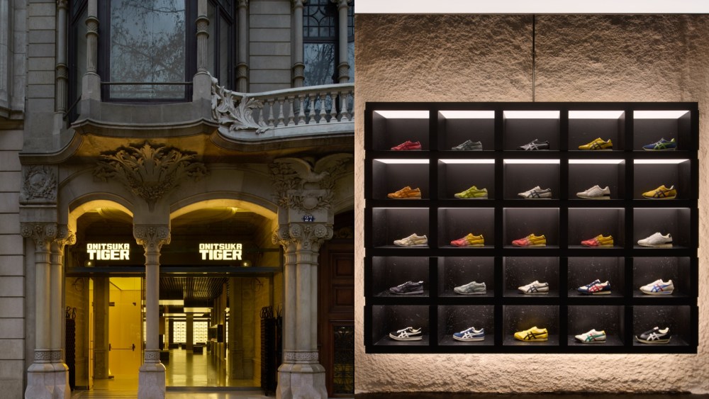 Onitsuka Tiger's flagship store in Barcelona, Spain.