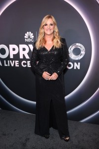 NASHVILLE, TENNESSEE - MARCH 19: Trisha Yearwood attends NBC's Opry 100: A Live Celebration at The Grand Ole Opry on March 19, 2025 in Nashville, Tennessee. (Photo by Terry Wyatt/Getty Images)