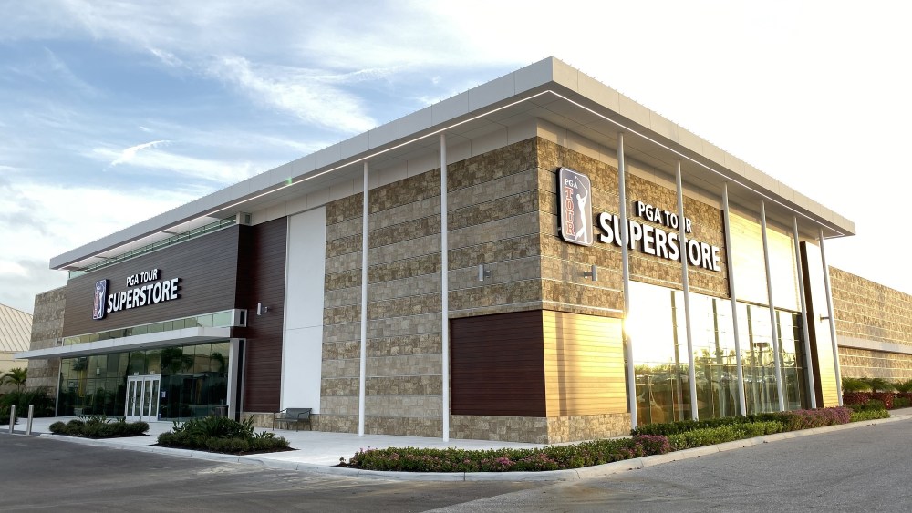 An exterior of a PGA Tour Superstore.