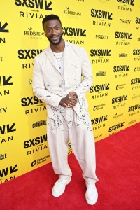Aldis Hodge at the "The Dutchman" Premiere during the SXSW Conference & Festivals at the Paramount Theatre on March 8, 2025 in Austin, Texas.