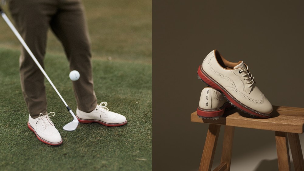 Sun Day Red Pioneer Magnolia golf shoe.