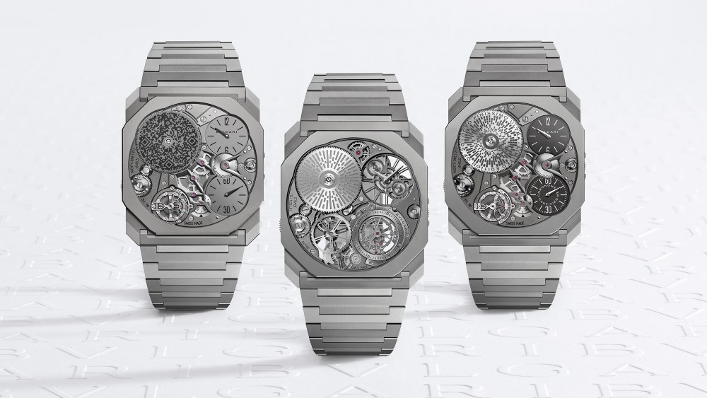The Bulgari record-breaking Octo Finissimo Ultra Tourbillon watch.