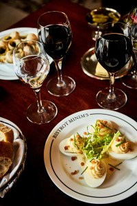 The famous oeuf mayonnaise is a classic on the menu of the Bistrot Minim'sCourtesy of Bistrot Minim's