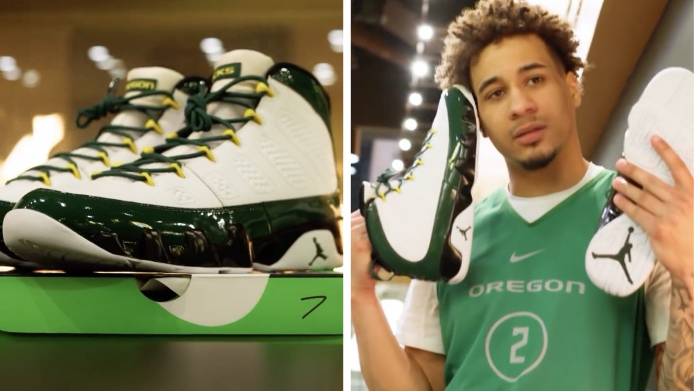 Air Jordan 9 Oregon Ducks PE