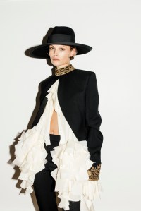 Backstage at Alexander McQueen Fall 2025 Ready-to-Wear Collection at Paris Fashion Week