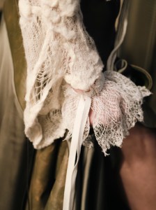 Backstage at Ann Demeulemeester Fall 2025 Ready-to-Wear Collection at Paris Fashion Week