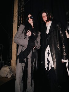 Backstage at Ann Demeulemeester Fall 2025 Ready-to-Wear Collection at Paris Fashion Week