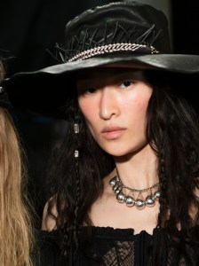 Backstage at Ann Demeulemeester Fall 2025 Ready-to-Wear Collection at Paris Fashion Week