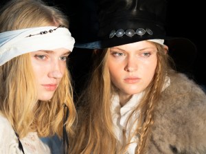 Backstage at Ann Demeulemeester Fall 2025 Ready-to-Wear Collection at Paris Fashion Week