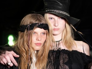 Backstage at Ann Demeulemeester Fall 2025 Ready-to-Wear Collection at Paris Fashion Week