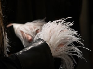 Backstage at Ann Demeulemeester Fall 2025 Ready-to-Wear Collection at Paris Fashion Week
