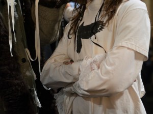 Backstage at Ann Demeulemeester Fall 2025 Ready-to-Wear Collection at Paris Fashion Week