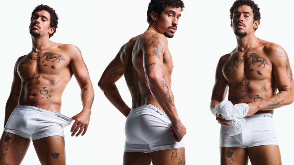 Bad Bunny's underwear campaign for Calvin Klein.