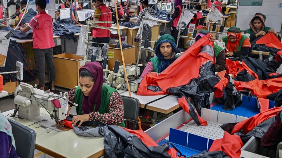 Garment workers in Bangladesh.