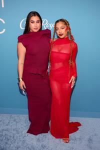 Lauren Jauregui, Kiana Lede at the Billboard Women in Music 2025 held at the YouTube Theater on March 29, 2025 in Los Angeles, California.