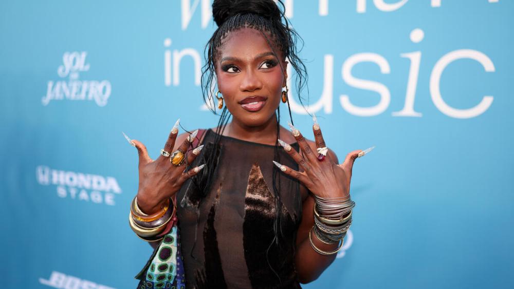 Doechii at the Billboard Women in Music 2025 held at the YouTube Theater on March 29, 2025 in Los Angeles, California.