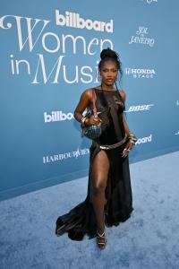 Doechii at the Billboard Women in Music 2025 held at the YouTube Theater on March 29, 2025 in Los Angeles, California.