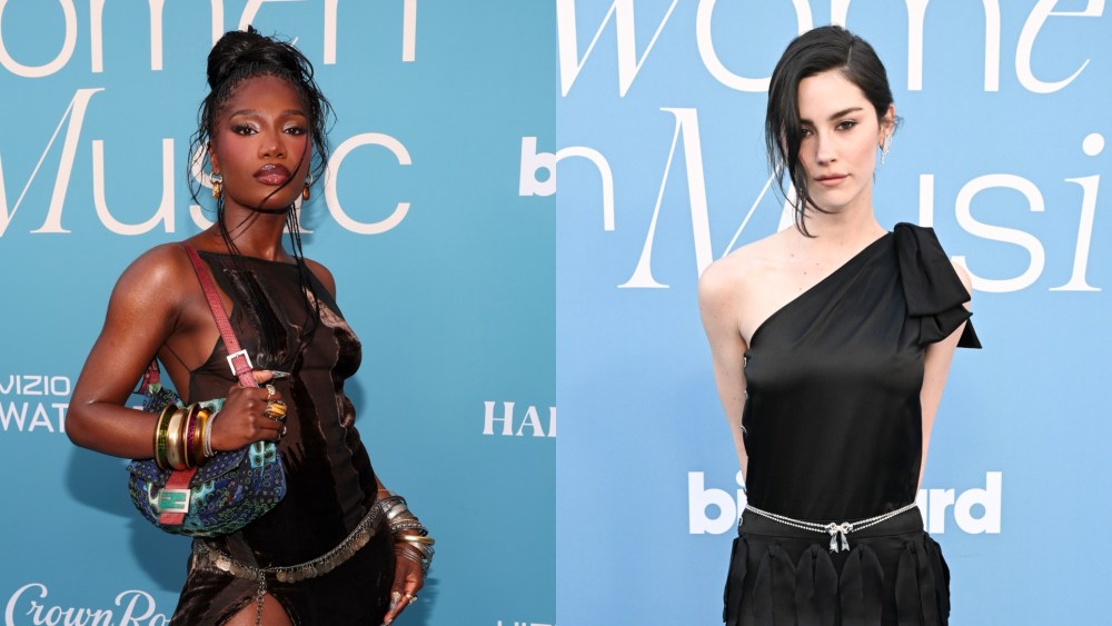 Doechii wears Donna Karan, Gracie Abrams wears Chanel for the Billboard Women in Music 2025 event.