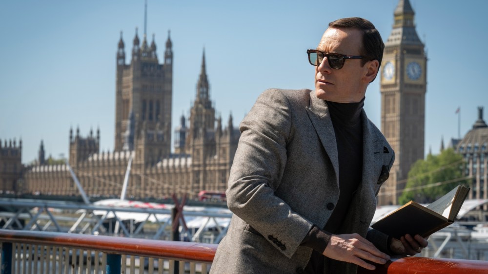 Michael Fassbender in a still from the 2025 film 'Black Bag.'