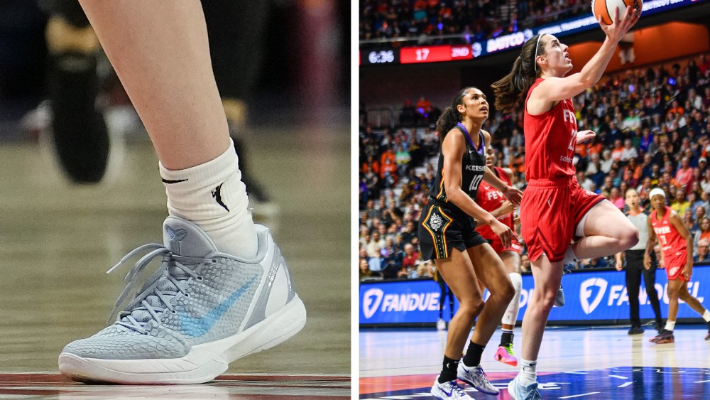 Caitlin Clark Nike Kobe 6 Protro Light Armory Blue