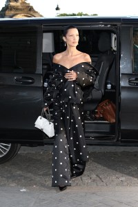 PARIS, FRANCE - JULY 06: Bella Hadid arrives at Hotel de la Marine on July 06, 2022 in Paris, France. (Photo by Jacopo M. Raule/Getty Images For Balenciaga)