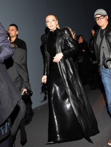 PARIS, FRANCE - SEPTEMBER 30: Lindsay Lohan attends the Balenciaga Paris Womenswear Spring-Summer 2025 show as part of Paris Fashion Week on September 30, 2024 in Paris, France. (Photo by Arnold Jerocki/Getty Images for Balenciaga)