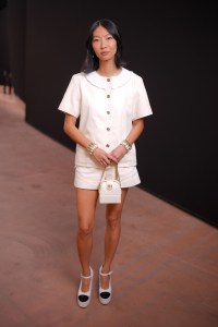 Constance Tsang at the Chanel Fall RTW 2025 fashion show as part of Paris Fashion Week on March 11, 2025 in Paris, France.