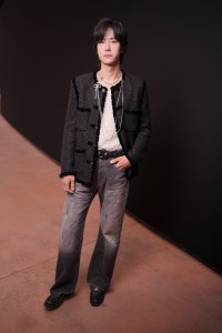 Wang Yibo at the Chanel Fall RTW 2025 fashion show as part of Paris Fashion Week on March 11, 2025 in Paris, France.