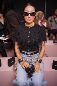 Peggy Gou at the Chanel Fall RTW 2025 fashion show as part of Paris Fashion Week on March 11, 2025 in Paris, France.