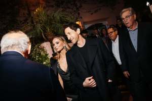 Adrien Brody and Georgina Chapmam