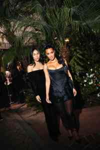 Stephanie Suganami and Kim Kardashian