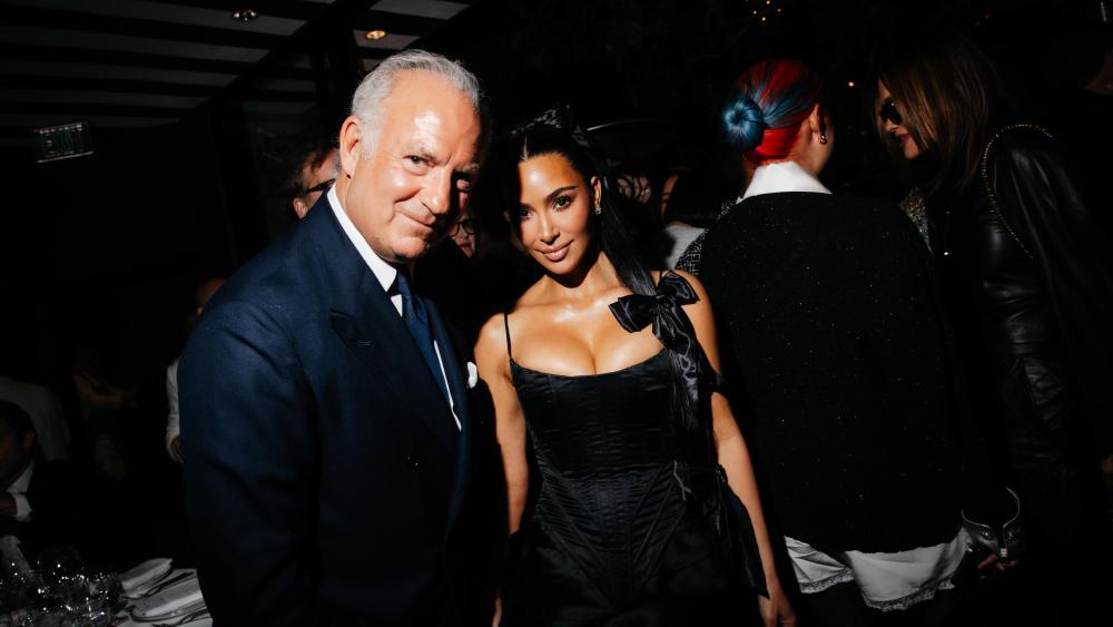 Charles Finch and Kim Kardashian