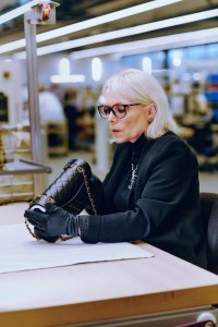 Inspecting a handbag at Chanel’s AVH factory.