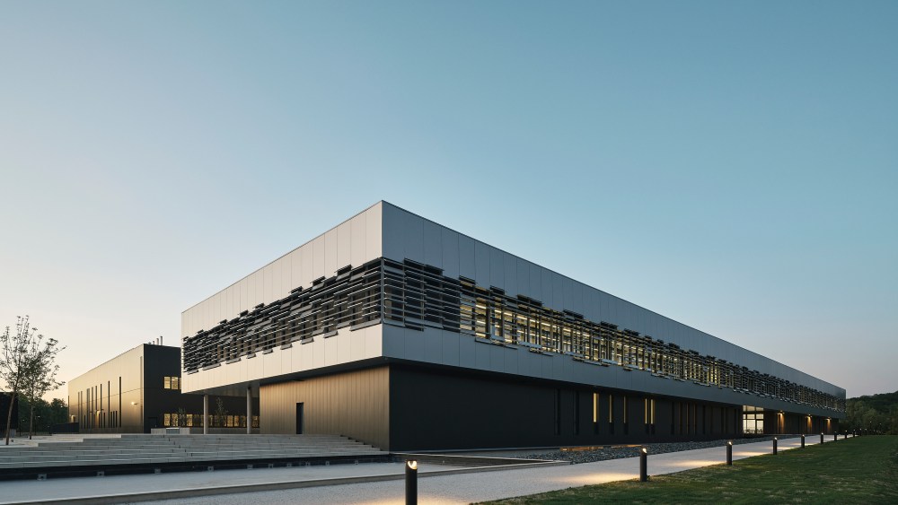 The exterior of Chanel’s Les Ateliers de Verneuil-en-Halatte (AVH) handbag factory in France.