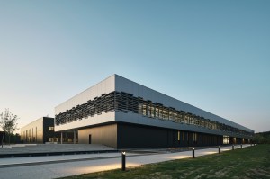 The exterior of Chanel’s Les Ateliers de Verneuil-en-Halatte (AVH) handbag factory in France.