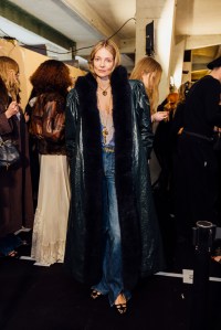 Backstage at Chloé Fall 2025 Ready-to-Wear Collection at paris Fashion Week