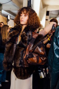 Backstage at Chloé Fall 2025 Ready-to-Wear Collection at paris Fashion Week