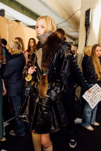 Backstage at Chloé Fall 2025 Ready-to-Wear Collection at paris Fashion Week