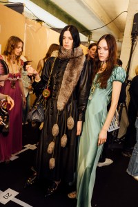 Backstage at Chloé Fall 2025 Ready-to-Wear Collection at paris Fashion Week