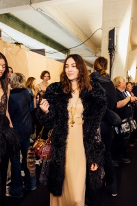 Backstage at Chloé Fall 2025 Ready-to-Wear Collection at paris Fashion Week