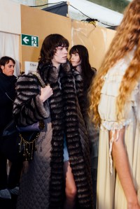 Backstage at Chloé Fall 2025 Ready-to-Wear Collection at paris Fashion Week