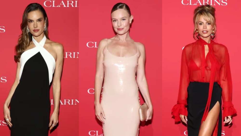 Alessandra Ambrosio, left, and Kate Bosworth attend the Clarins ICONS Event on March 21 in Los Angeles.
