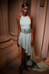 Marie Pierra Kakoma at Le Grand Dîner du Louvre held at Musée du Louvre on March 04, 2025 in Paris, France.
