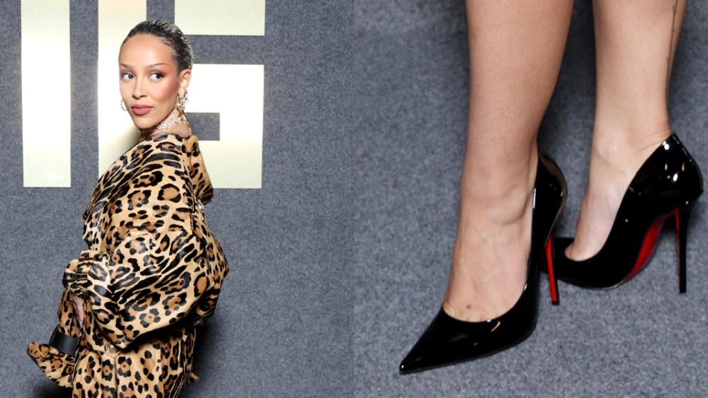 Doja Cat at the Balmain Fall RTW 2025 fashion show