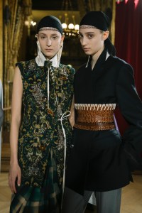 Backstage at Dries Van Noten Fall 2025 Ready-to-Wear Collection at Paris Fashion Week